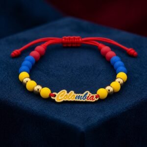 PULSERA PUEBLO COLOMBIANO EN RODIO